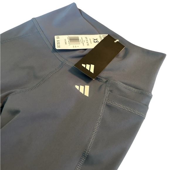 Adidas OPT St 3/4 Tig Blue Athletic Tights - Picture 12 of 16